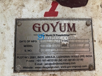 Goyum Mk-V-C Commercial Oil Expeller Machine 